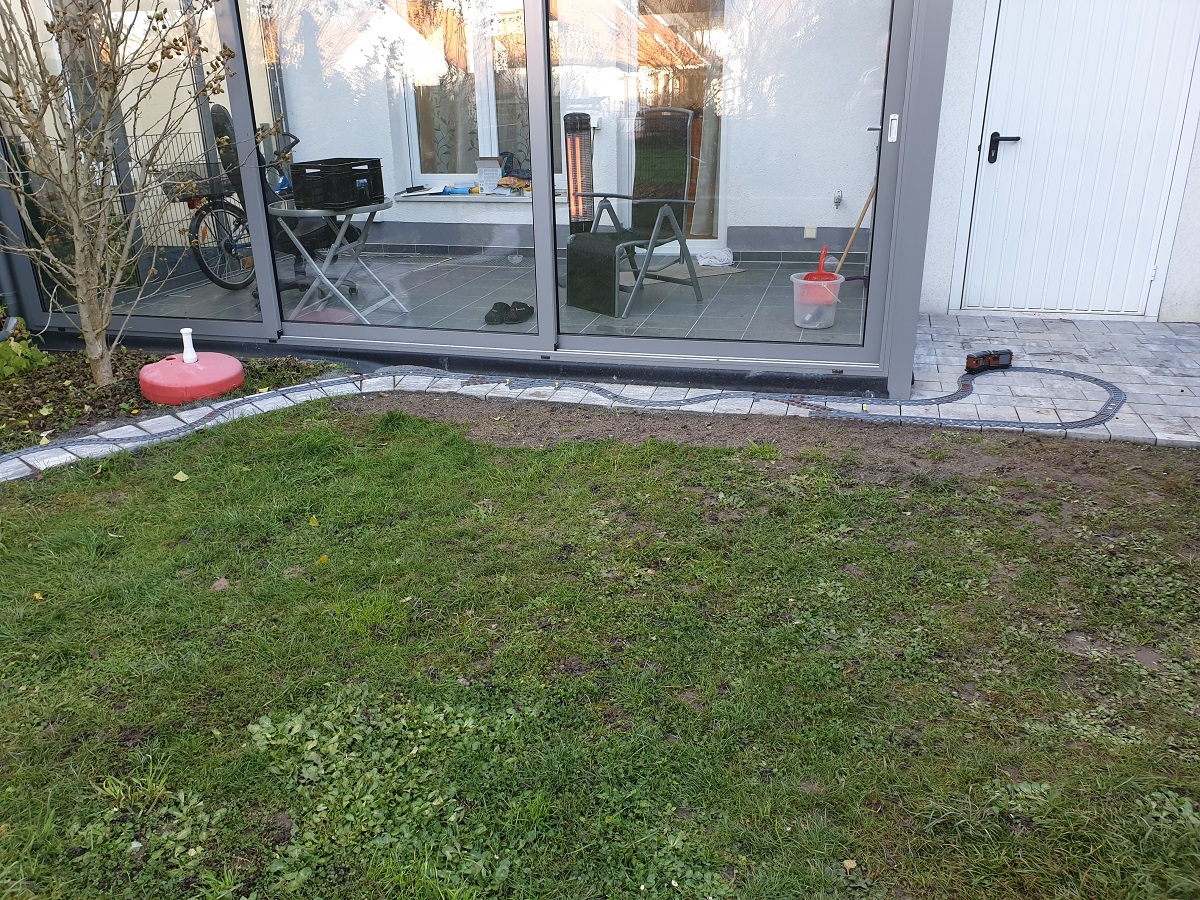 Garten-Eisenbahn 2020, 1. Versuch Garten-Eisenbahn 2020, 1. Versuch