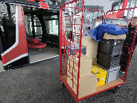 Ischgl: Gondelfahrt Materialtransport Ischgl: Gondelfahrt Materialtransport